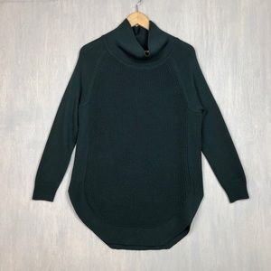 Athleta Ravine Mountain Sweater pine green M wool